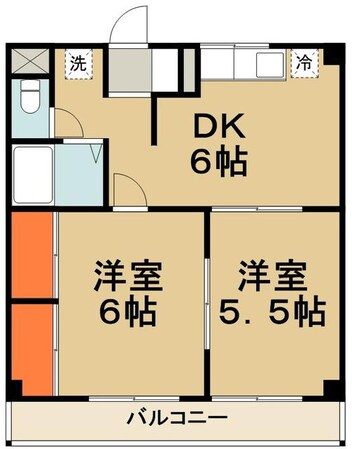エステートピア山崎Aの物件間取画像